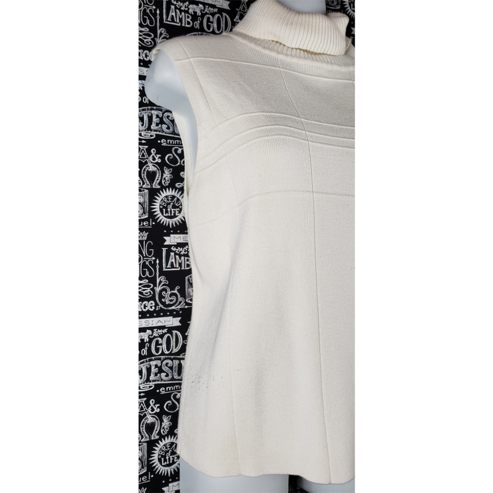 Christopher & Banks Turtle Neck Sleeveless Sweater - Picture 3 of 6